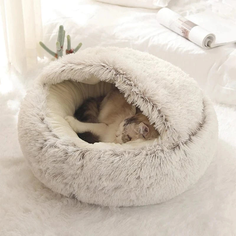 ZEDAPaw Soft Plush Bed for Cats, Kittens & Small Dogs