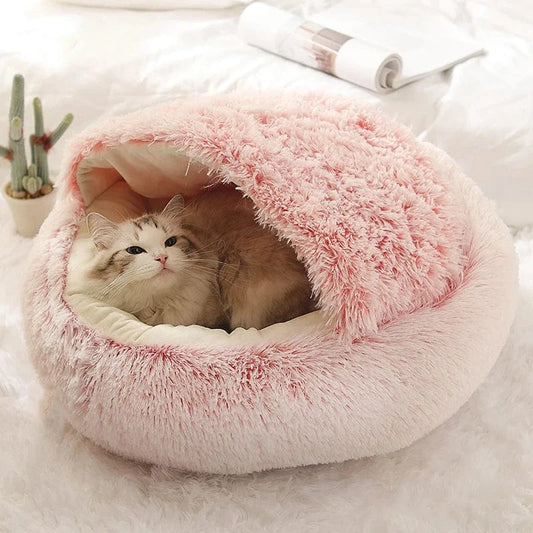 ZEDAPaw Soft Plush Bed for Cats, Kittens & Small Dogs