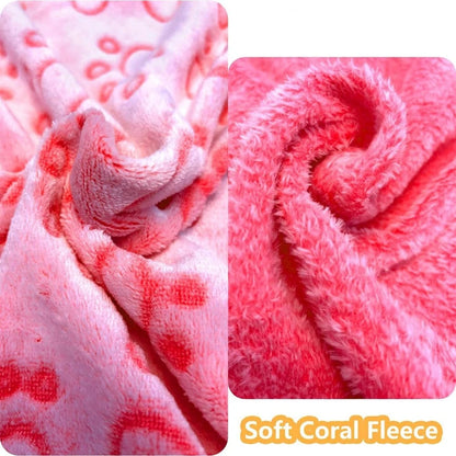 ZEDAPaw Ultra-Soft Paw Print Pet Blanket