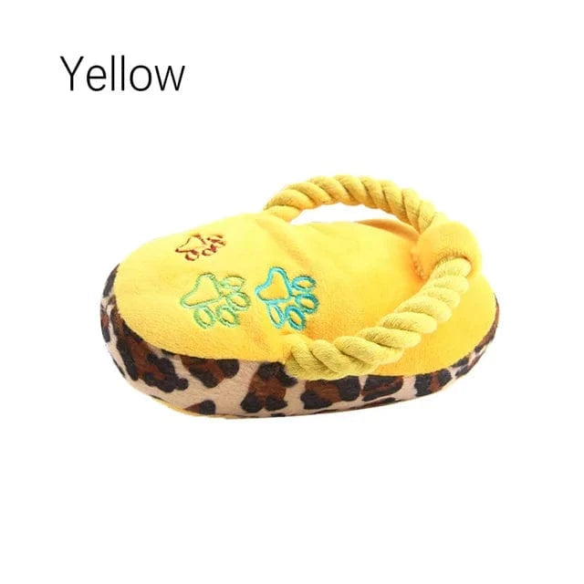 ZEDAPaw Yellow Funny Plush Dog Toy
